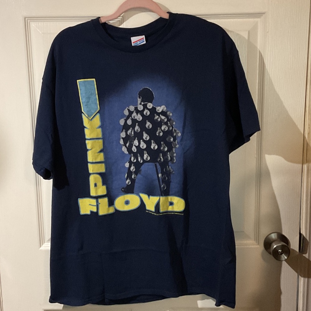 NWT Junk Food Clothing Navy Pink Floyd Graphic Tee